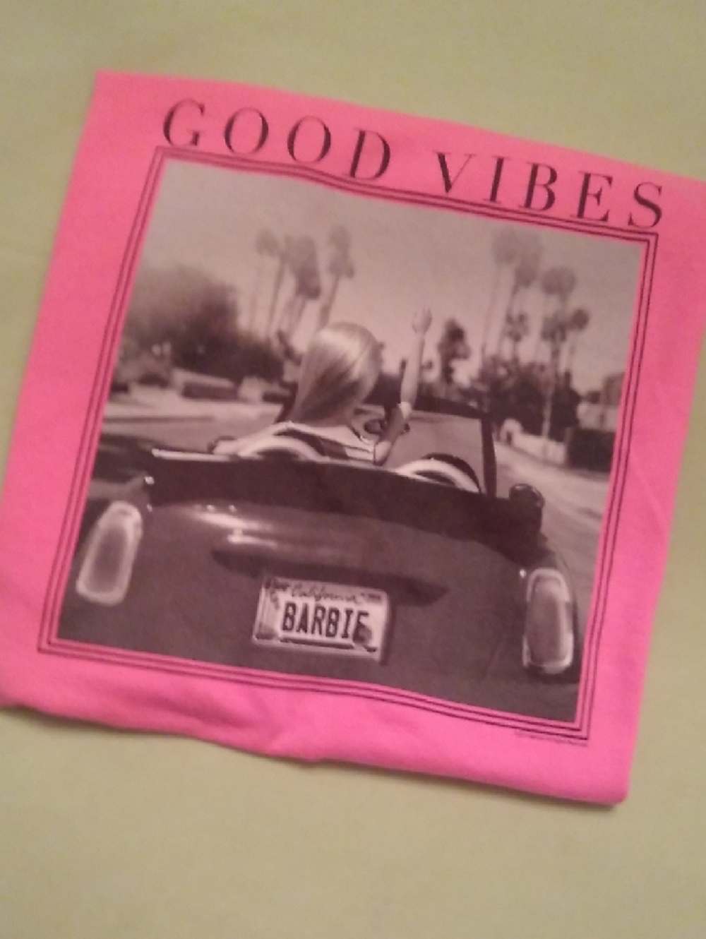 "Good Vibes" Barbie Tank Top - Picture 6 of 7